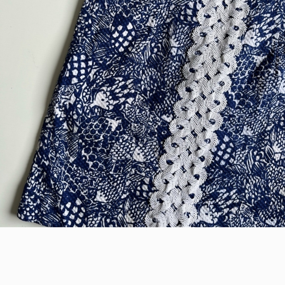 Lilly pulitzer navy and white dress - Picture 2 of 4